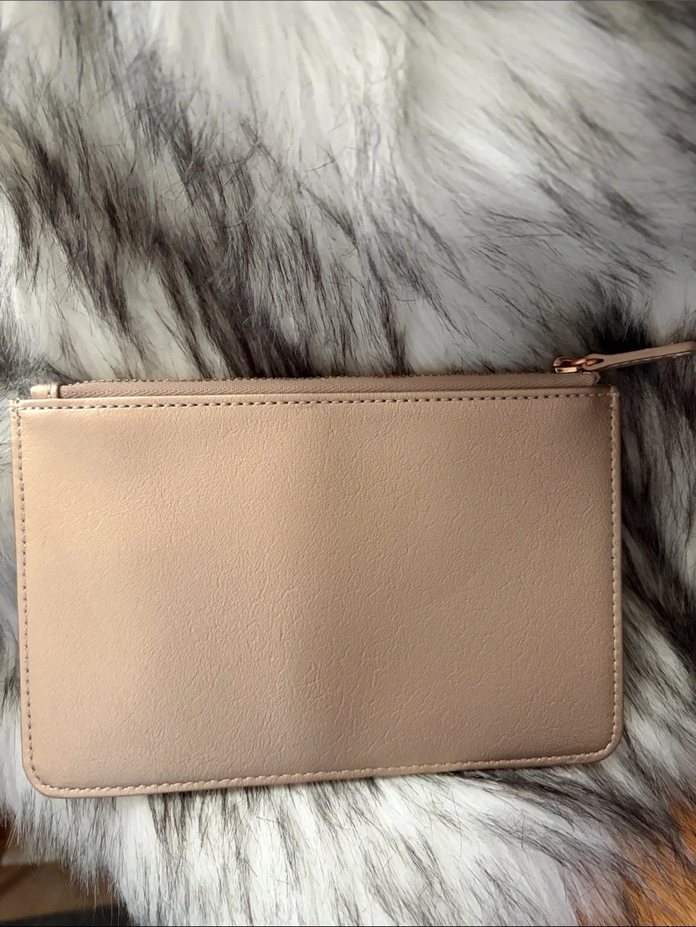Kendra Scott Nude Blush Zip pouch